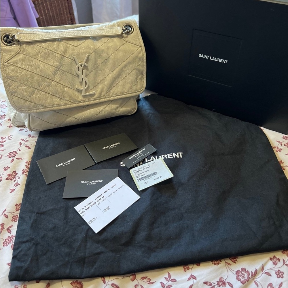 Saint Laurent Niki Medium Quilted Leather Shoulder Bag - Picture 8 of 10